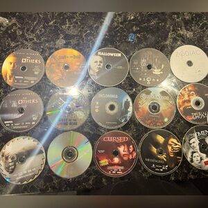 Lot Of 15 Horror Movies On DVD Disc Only